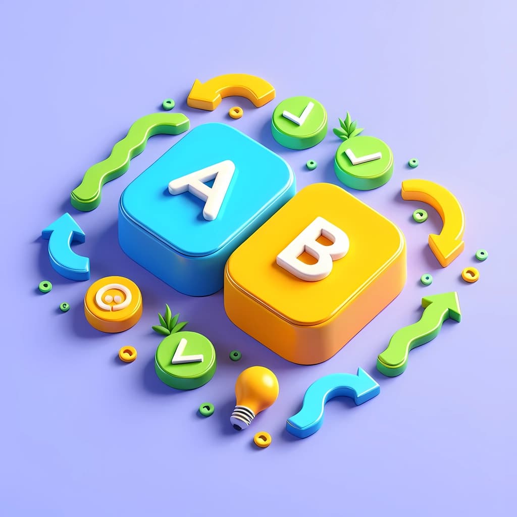 A/B testing illustration