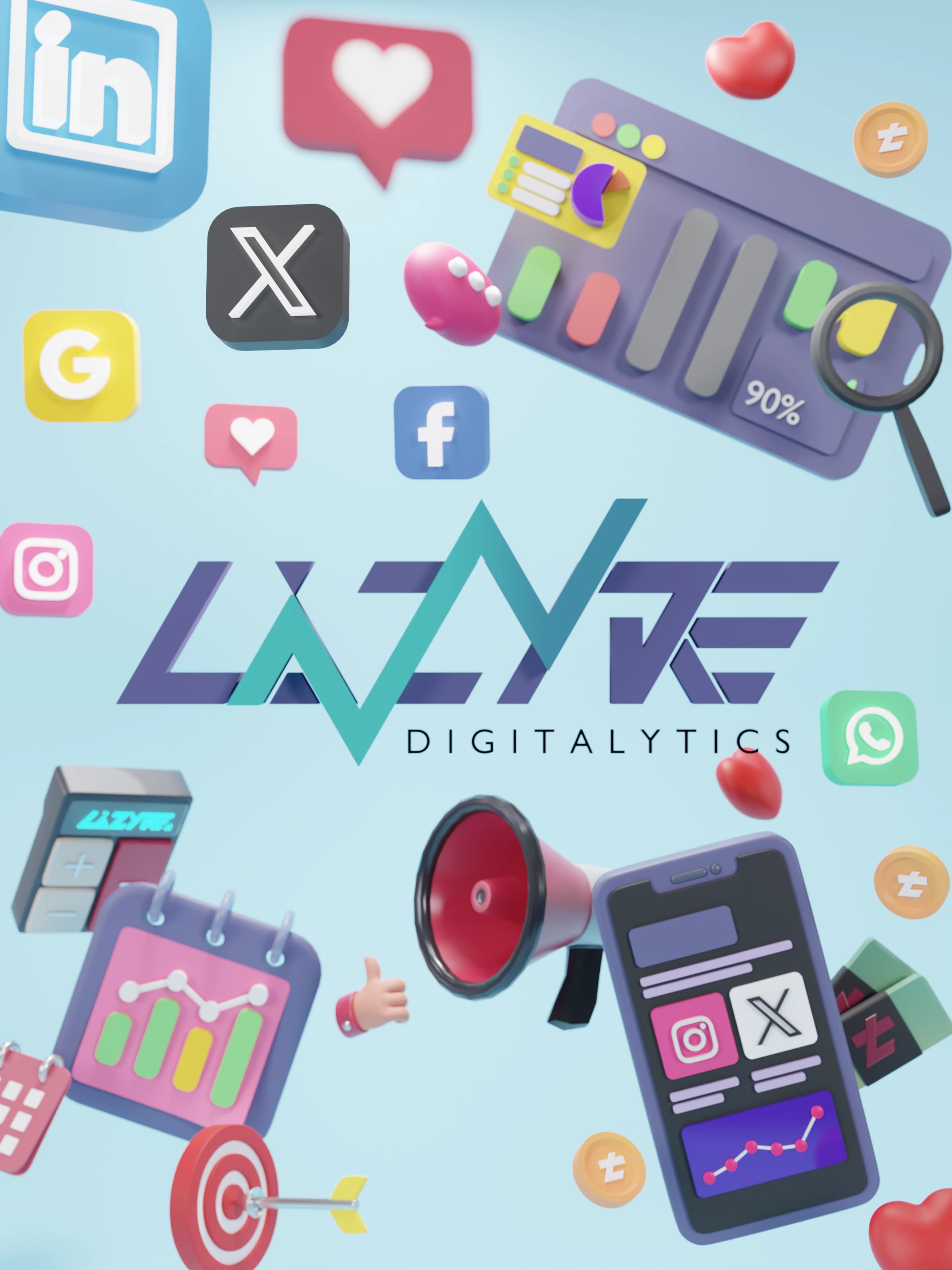 Lazyre Digitalytics brand image