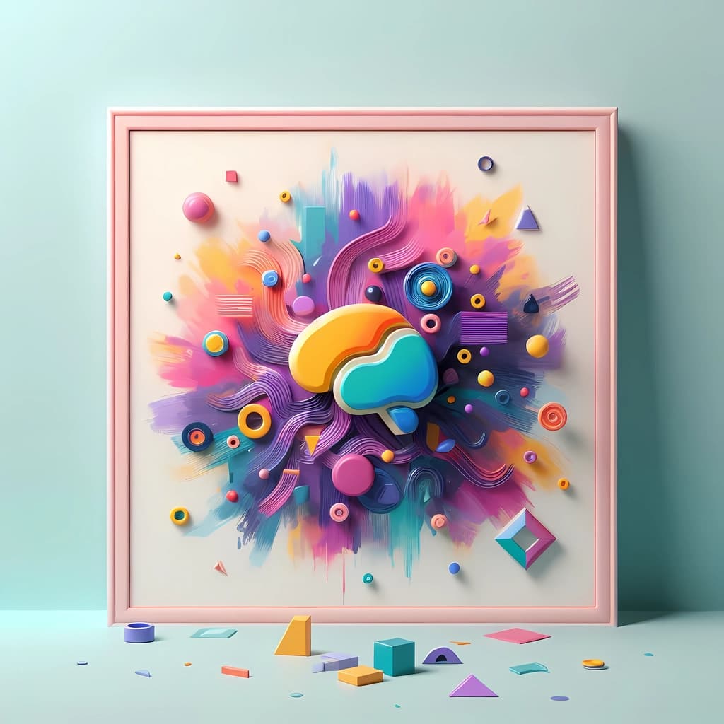 AI-generated art illustration