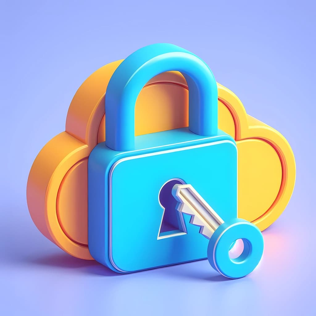 Data encryption illustration