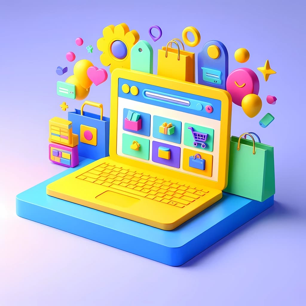 eCommerce platform illustration