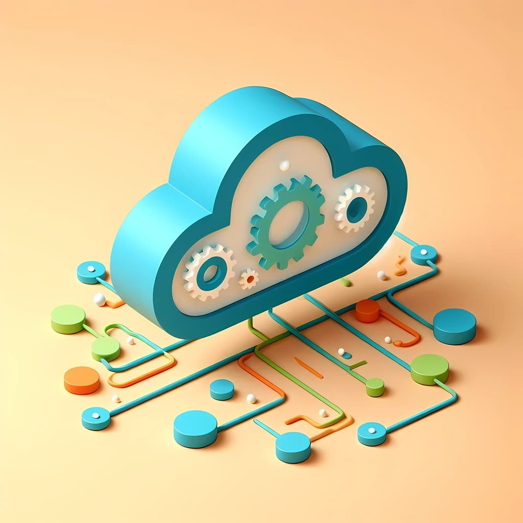 cloud based erp illustration