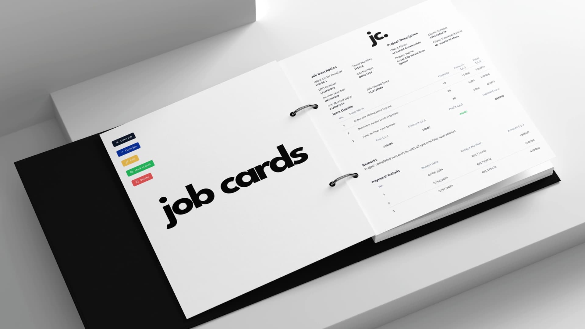 Job Cards