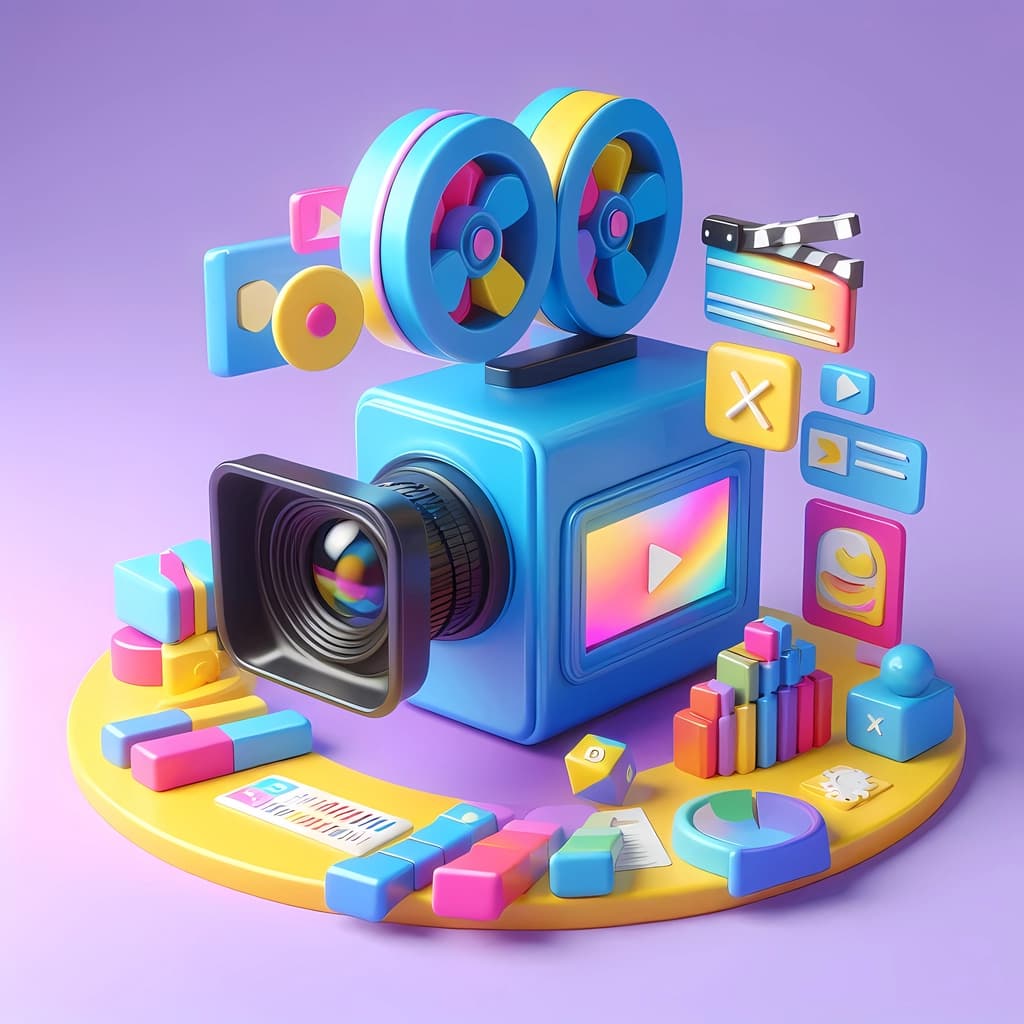marketing videos illustration