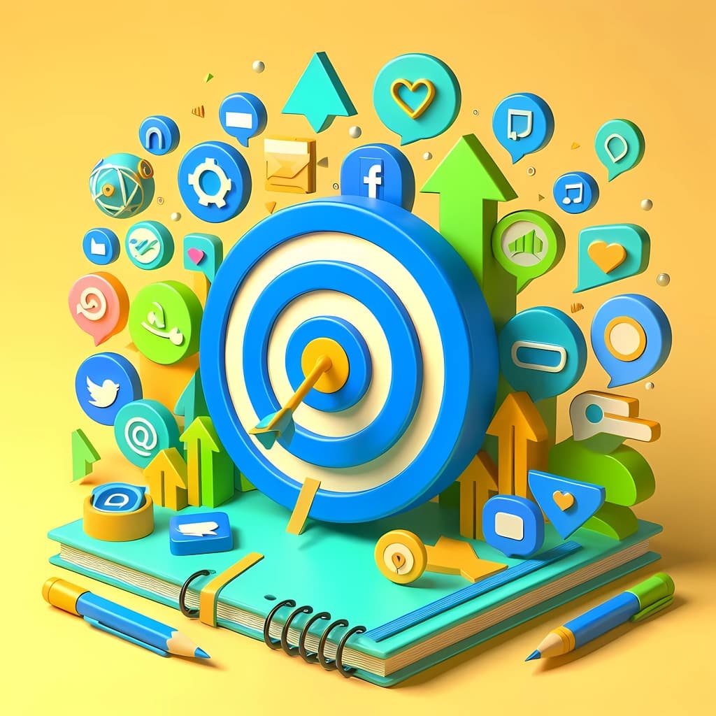 social media ads illustration