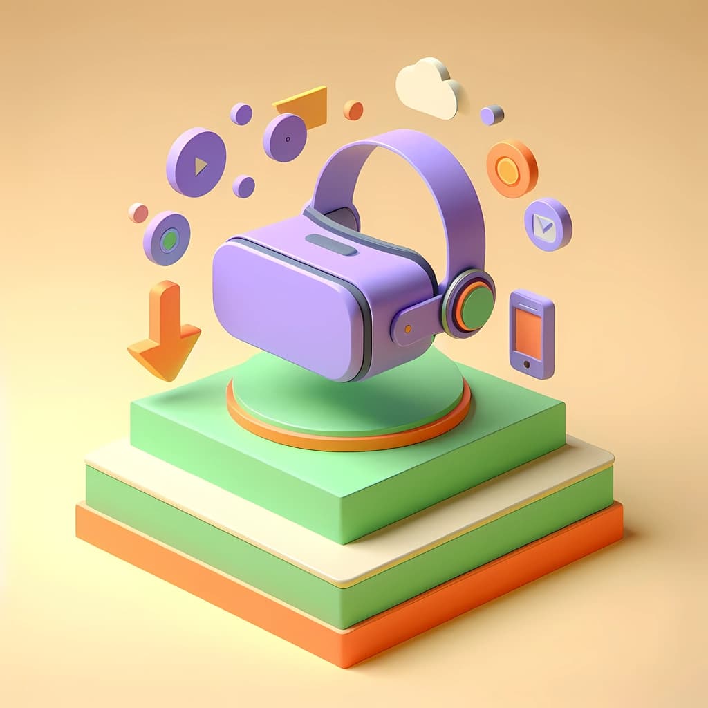 VR product illustration